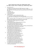 Trắc nghiệm tâm lý học đại cương có đáp án