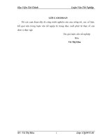 Đánh giá thực trạng tài chính và các giải pháp cải thiện tình hình tài chính tại Công ty trách nhiệm hữu hạn thương mại và sản xuất Long Giang