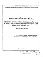 Điều chỉnh chương trình và nội dung sách sau xóa mù chữ cho phù hợp với người học ở một số tỉnh miền núi phía bắc