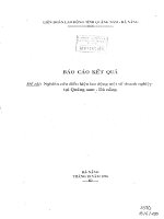 Nghiên cứu điều kiện lao động một số doanh nghiệp tại quảng nam – đà nẵng