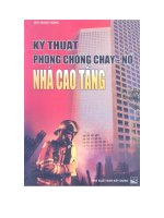 Kỹ thuật phòng chống cháy nổ nhà cao tầng