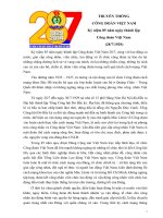 Bài viết về chủ đề kỷ niệm 85 năm ngày thành lập công đoàn việt nam 