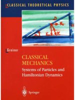 Greiner   classical mechanics, systems of particles and hamiltonian dynamics 3482