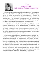 Bài viết về chủ đề quốc khánh nước CH XHCN việt nam 02 09 1945 