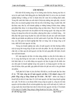 Tổ chức công tác kế toán nguyên vật liệu ở Chi nhánh công ty Cổ phần Tổng công ty Sông Gianh tại Từ Liêm  Hà Nội