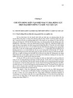 CHUYỂN ĐỘNG KIẾN TẠO HIỆN ĐẠI VÀ ĐỊA ĐỘNG LỰC HIỆN ĐẠI BIỂN ĐÔNG VÀ KHU VỰC KẾ CẬN