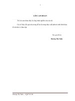 Xây dựng hệ thống thông tin kế toán vật tư tại Công ty TNHH Hoàng Lê