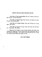 Một số giải pháp về qui hoạch đào tạo quản lý và sử dụng đội ngũ cán bộ