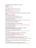 Câu hỏi trắc nghiệm và đáp án môn pháp luật đại cương có đáp án