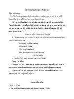 ĐỀ THI CHỌN HỌC SINH GIỎI MÔN NGỮ VĂN 8