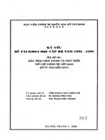 Quá trình hình thành và phát triển thể chế chính trị việt nam