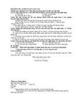 ĐỀ KIỂM TRA 15 PHÚT TẬP  LÀM VĂN 9