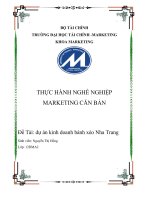 Dự án kinh doanh bánh xèo nha trang