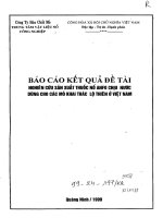 Nghiên cứu sản xuất thuốc nổ anfo chịu nước dùng cho các mỏ khai thác lộ thiên ở việt nam