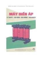 Máy biến áp lý thuyết vận hành bảo dưỡng thử nghiệm