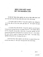 Bước đầu nghiên cứu một số đặc điểm tâm sinh lý ở nam giới sau khi thực hiện đình sản ở tỉnh hải dương