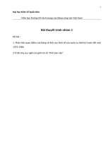 Tiểu luận môn đường lối cách mạng phân tích quan điểm của đảng về lĩnh vực kinh tế của nước ta thời kỳ trước đổi mới 1975  1986 