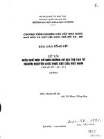 Điều chế một số đơn hương có giá trị cao từ nguồn nguyên liệu thực vật của việt nam