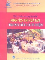 Tài liệu chuyên đề phân tích khí hòa tan trong dầu cách điện