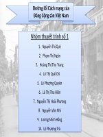 Thuyết trình môn đường lối cách mạng quan điểm của giới trẻ về thời bao cấp  