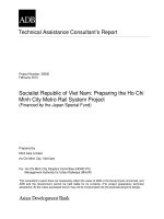 Ho chi minh city metro rail system project