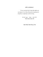 Luận án tiến sĩ bồi dưỡng năng lực công tác của đội ngũ cán bộ các cơ quan chiến lược tổng cục chính trị quân đội nhân dân lào hiện nay