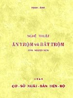 Nghệ Thuật Ăn Trộm Và Bắt Trộm Của Người Xưa (NXB Tiến Bộ 1969)  Toan Ánh
