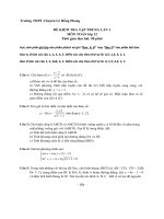 Đề thi thử môn toán trường THPT Chuyên Lê Hồng Phong năm 2016