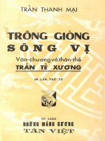 Trông Giòng Sông Vị (NXB Tân Việt 1956)  Trần Thanh Mại