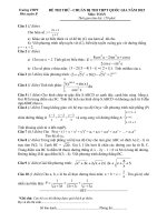Đề thi thử môn toán có đáp án trường THPT Phú Xuyên B năm 2015