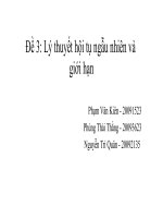 Tìm hiểu lý thuyết hội tụ ngẫu nhiên và giới hạn