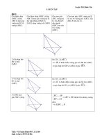 TỔNG hợp các DẠNG bài tập HÌNH học KHÔNG GIAN 
