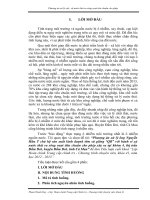 Tiểu luận QLNN: Phương án xử lý việc xã nước thải ra sông vượt tiêu chuẩn cho phép