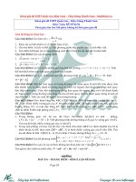 đề THPT quốc gia môn toán 2016 và lời giải chi tiết 