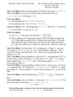 Đề thi thử môn toán có đáp án trường THPT Thạch Thanh - Thanh Hóa lần 1 năm 2016