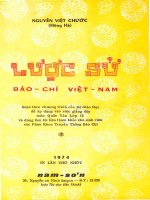Lược Sử Báo Chí Việt Nam (NXB Nam Sơn 1974)  Nguyễn Việt Chước