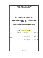 PHÂN TÍCH hợp ĐỒNG MUA bán HÀNG hóa QUỐC tế 