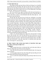 MỘT SỐ GIẢI PHÁP NHẰM NÂNG CAO HIỆUQUẢ VIỆC DẠY BUỔI 2 CHO HỌC SINH LỚP 3 Ở TRƯỜNG TIỂU HỌC BÁNTRÚ CAO BÁ QUÁT