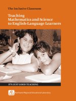 lý luận dạy học toán và khoa học bằng tiếng anh