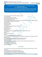 Ôn thi đại học môn sinh các dạng bài tập tổng quát về các quy luật di truyền (phần 2)