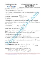 Tuyển tập đề thi THPT quốc gia môn toán phần 3