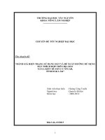 Đánh giá hiện trạng sử dụng và đề xuất hướng sử dụng đất thích hợp trên địa bàn xã ea kiết, huyện cư m’gar, tỉnh đắk lắk giai đoạn 2008 2012