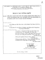 Điều tra và đề xuất một số công nghệ thích ứng xử lý chất thải trong lĩnh vực chế biến thủy sản nhằm tái sử dụng chất thải và bảo vệ môi trường