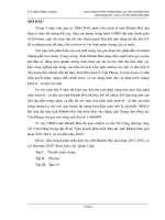 QUY HOẠCH PHÁT TRIỂN ĐIỆN LỰC TỈNH KHÁNH HÒA GIAI ĐOẠN 2011-2015, CÓ XÉT ĐẾN NĂM 2020