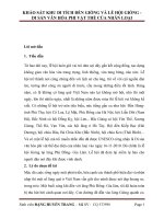 Khảo sát khu di tích đền gióng và và lễ hội gióng 