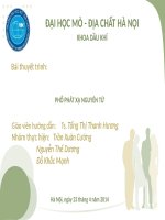 PHỔ PHÁT xạ NGUYÊN tử