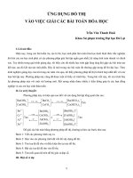 Giải hóa bằng phương pháp đồ thị