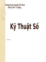 Slide bài giảng kỹ thuật số