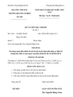 Đề tài xây dựng mạch điều khiển tốc độ cho hệ truyền động điện động cơ điện DC không đảo chiều có một mạch vòng điều chỉnh tốc độ với bộ biến đổi là chỉnh lưu cầu một pha