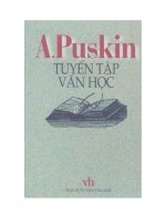 tuyển tập văn học của   a  pushkin